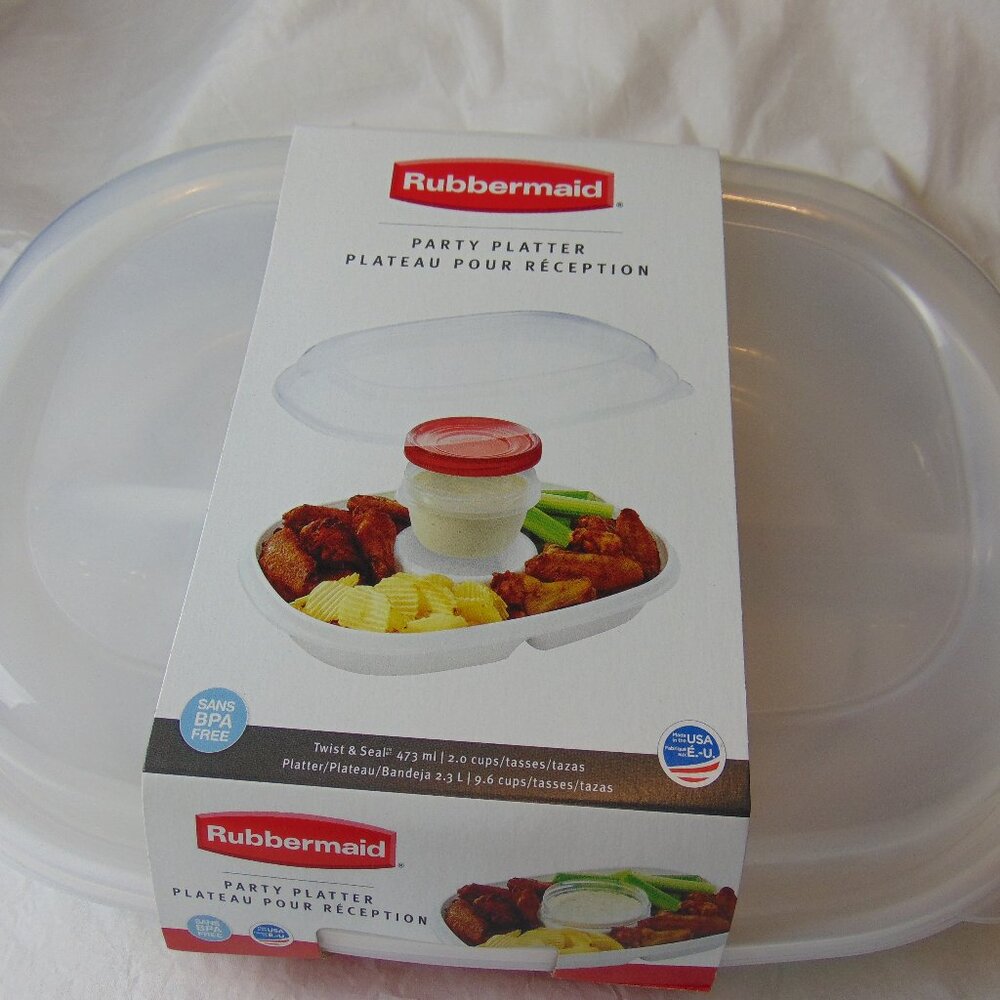 Rubbermaid Party Platter - Set 4 pieces